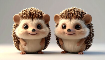 Jeże jako maskotki dla dzieci 