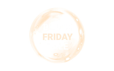 Png Orange Black Friday Sale Glossy Overlay PNG on transparent background