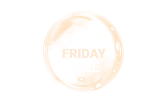 Png Orange Black Friday Sale Glossy Overlay PNG on transparent background