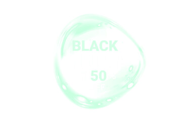 Png Teal Black Friday Sale Overlay PNG on transparent background