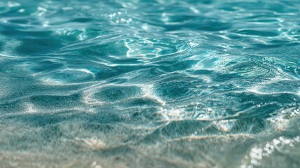 Obraz premium Bright blue water in sunlight