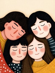 World kindness day celebration global community digital illustration soft golden heart light compassion abstract wallpaper