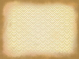 和紙テクスチャ年賀状午年背景素材