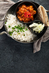 Indian ethnic food.
