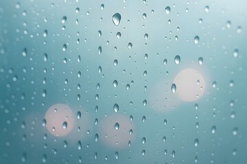 Raindrops on Glass for Weather, Mood and Nature-Inspired Branding