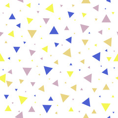 Abstract Triangle Colorful Seamless Pattern