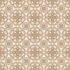 vintage pattern seamless vector texture ornament fabric damask retro decor antique