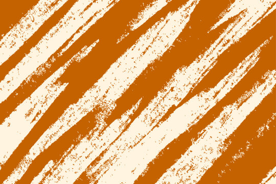 Warm abstract brush stroke pattern in beige and brown tones. Diagonal textured design with rough painted stripes ideal for backgrounds, posters, and contemporary abstract artwork.