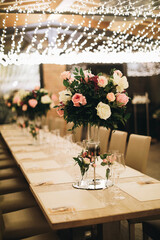 wedding table setting