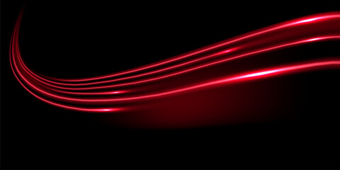 beautiful light speed line background on black background abstract design vector illustration