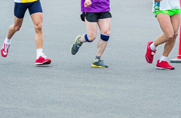 Fototapeta premium marathon runners