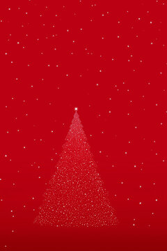 red christmas simple background