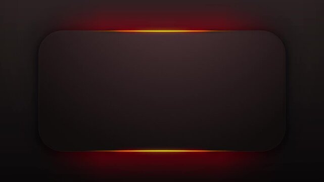 Abstract shinning red orange Frame Border background video	
