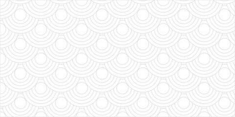 Seamless geometric spiral pattern and abstract circle wave lines overlapping pattern isolated. Design technology or modern concept. Ornament overlapping background. Colorful element line pattern.	