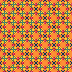 Naklejka premium seamless pattern. vintage decorative elements. hand drawn background