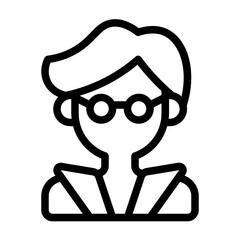 Obraz premium fashion designer icon with line style