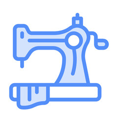 dressmaker icon with lineal color style