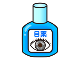 目薬のアイコンイラスト素材
