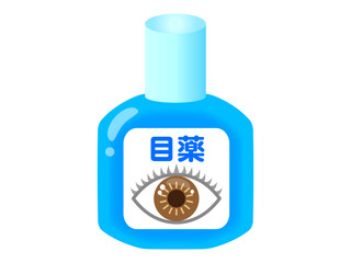 目薬のアイコンイラスト素材2