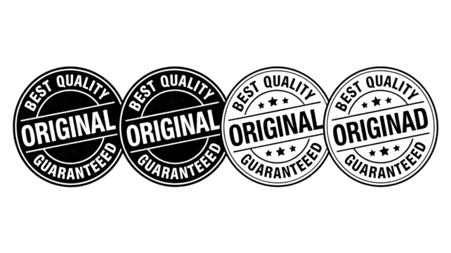 Authentic original best quality guaranteed vintage seals collection for product certification and trusted brand assurance