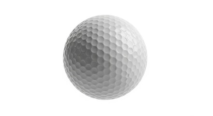 Golf ball isolated on white background