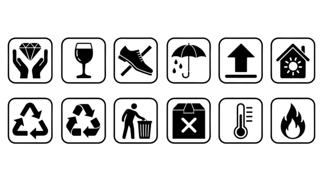 Modern icons set for weather, travel, home, health, and business applications, perfect for digital design projects.