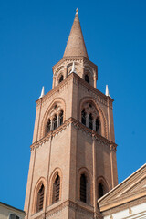 Bell tower of the Basilica of Sant'Andrea in Mantua