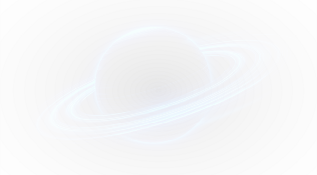 Ringed planet isolated on a transparent background
 - Powered by Adobe