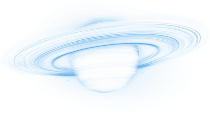 Saturn on transparent background. Elements of this image furnished by NASA.
