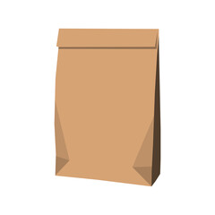 Food packaging vector isolated on white background