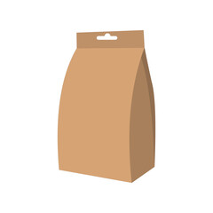 Food packaging vector isolated on white background