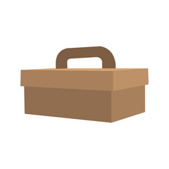 Food packaging vector isolated on white background