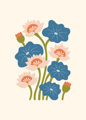 Minimal vector illustration inspired by meditation and calm energy. Features yoga poses, abstract shapes, and natural harmony &mdash; perfect for mindful design and modern wall art.