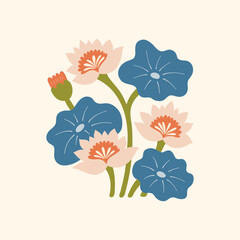 Minimal vector illustration inspired by meditation and calm energy. Features yoga poses, abstract shapes, and natural harmony — perfect for mindful design and modern wall art.