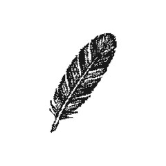 soft feather retro pixel art