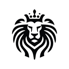 Premium Lion Shield Logo Art