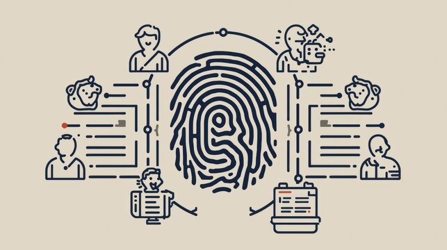 Unlock your digital identity with biometric authentication for secure access and personalized user experience featuring diverse users