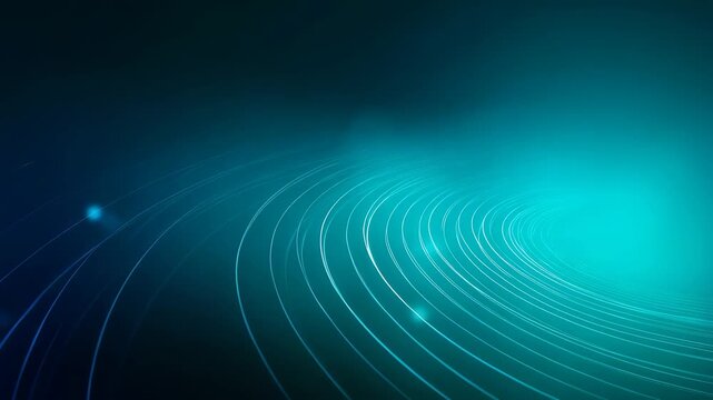 Dynamic blue gradient with luminous dots and swirling lines evokes a modern, high tech atmosphere. Ideal for presentations, web design, or creative digital projects seeking a futuristic look