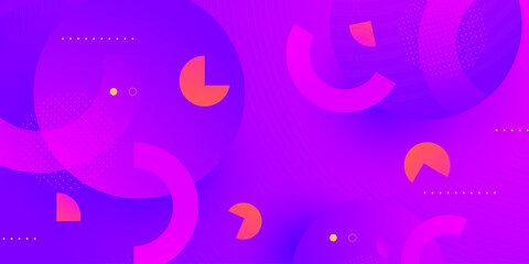Abstract colorful purple background with geometric curve pattern concept. Simple and trendy background design.