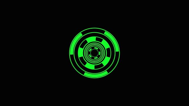 Loading explore a pending icon business project management technology communication internet network connection system on black background.