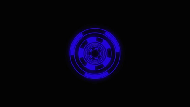 Loading explore a pending icon business project management technology communication internet network connection system on black background.