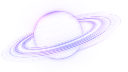 Digital generated image of planet Saturn