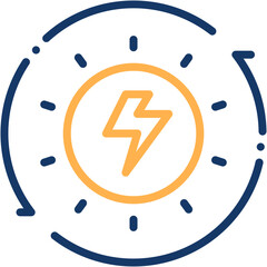 vector icon Sun, Renewable Energy, Eco Friendly, Recycle, Environment, Sun Energy