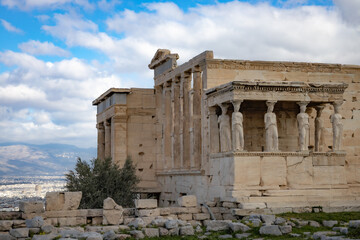 Fototapeta premium Temple of Athena Nike on the Acropolis of Athens dedicated to the Greek goddess