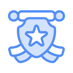 armistice day icon with lineal color style