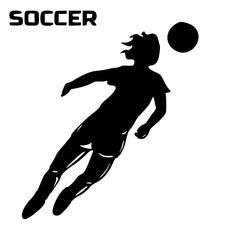 Silhouette football player's