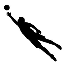 Silhouette football player's