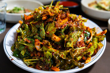 spicy marinated anchovy salad