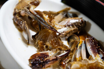 crab marinated with soy sauce