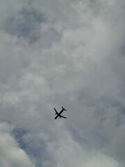 airplane in the sky